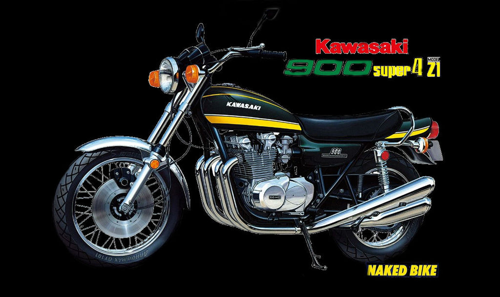 Aoshima Car Models 1/12 Kawasaki 900 Super4 Model Z1 Motorcycle Kit