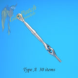 Gas Patch  1/48 Metal Turnbuckles Type A (30)