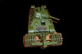 Zvezda Military 1/35 Soviet T34/76 Medium Tank w/Mine Roller Kit