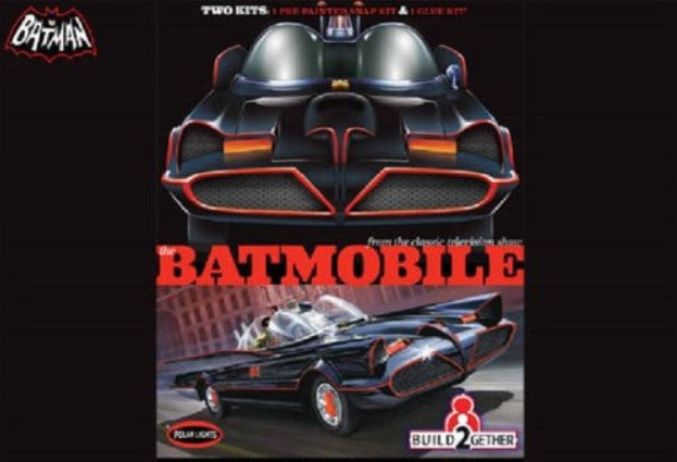 Polar Lights Clearance Sale 1/25 Batmobile 2pak Snap+Glue Kit