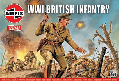 Airfix Military 1/76 WWI British Infantry Figure Set (Re-Issue) Kit