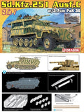 Dragon Military 1/72 Sd.Kfz.251/7 Ausf.C Pionierpanzerwagen (2 in 1) Kit