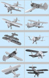 ICM Aircraft 1/32 WWII Soviet I153 Chaika Fighter (New Tool) Kit