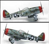 Academy Aircraft 1/72 P47D & F84E Gabreski US Fighter (2) Kits