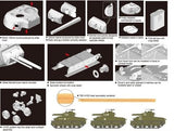 Dragon Military 1/72 M4A3 HVSS Tank w/POA-CWS-H5 Flamethrower Korean War Kit