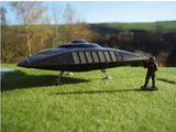 Atlantis Models 1/72 TR3E Triangular UFO 5.25" Hull Kit