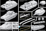 Dragon Military 1/72 German NBFZ (New Construction) Nr.3-5 Tank (Re-Issue) Kit