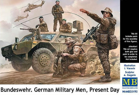 Master Box Ltd 1/35 Bundeswehr German Military Men Present Day (5) Kit