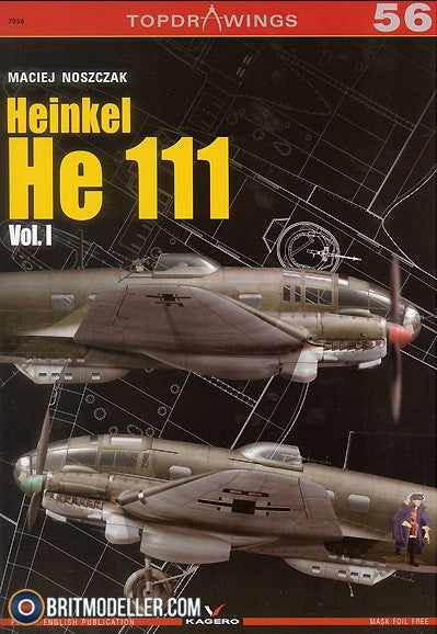 Kagero Book Topdrawings: Heinkel He111 Vol. I