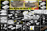 Dragon Military 1/35 PzKpfw III Ausf E/F Tank (2 in 1) Kit