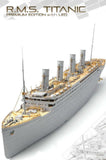 Academy Ships 1/400 RMS Titanic Ocean Liner Premium Edition w/LED, Wood Deck, Photo-etch Ltd Edition Kit