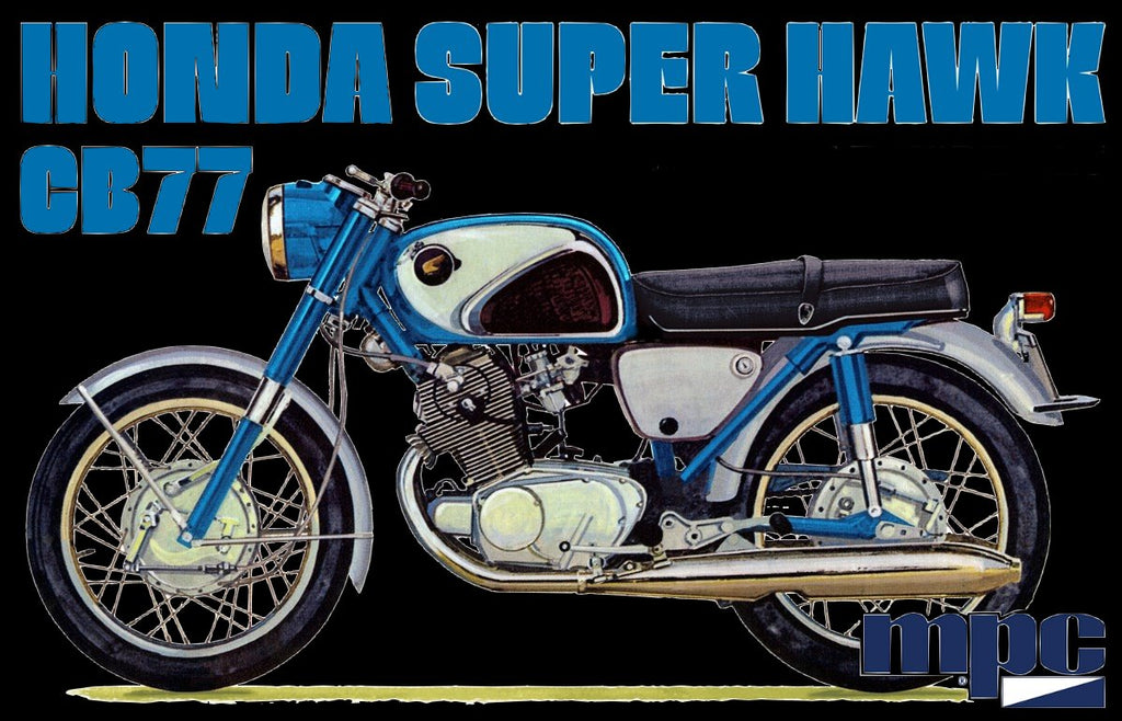 MPC Model Cars 1/16 Honda Super Hawk Motorcycle Kit