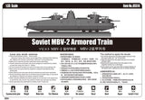 Hobby Boss Military 1/35 Soviet MBV-2 Armored Train Kit
