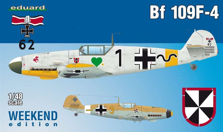 Eduard Aircraft 1/48 Bf109F4 Fighter Wkd Edition Kit