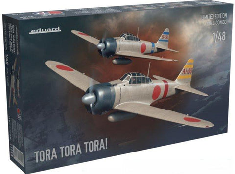 Eduard Aircraft 1/48 WWII A6M2 Zero Type 21 Japanese Fighter over Pearl Harbor Dual Combo Ltd Edition Kit