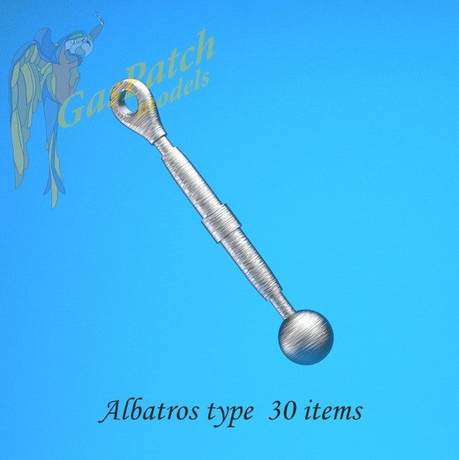 Gas Patch 1/32 Metal Turnbuckles Albatros Type (30)
