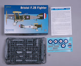 Eduard Aircraft 1/48 Bristol F2B British BiPlane Fighter Wkd Edition Kit