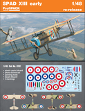 Eduard Aircraft 1/48 Spad XIII Early BiPlane Profi-Pack (Re-Issue) Kit