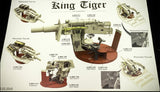 Takom 1/35 WWII German King Tiger SdKfz 182 Pzbt505 Henschel Turret Heavy Tank w/Zimmerit & Interior Special Edition Kit