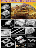 Dragon Military 1/72 PzKpfw IV Ausf H Tank w/Side-Skirt Armor