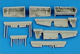 Aires Hobby Details 1/48 Sepecat Jaguar Wheel Bay For KTY (Resin)