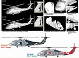 Dragon Aircraft 1/144 SH60F & SH60B Helicopter Kit