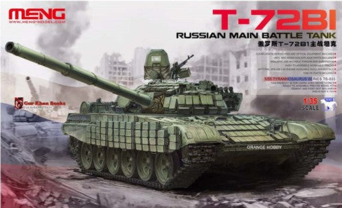 Meng Military Models 1/35 T72B1 Russian Main Battle Tank Kit