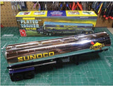 AMT Model Cars 1/25 Sunoco Fruehauf Plated Tanker Semi-Trailer Kit