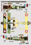 Gas Patch 1/48 Salmson 2A2 Mid Type WWI 2-Seater Biplane Fighter w/French & US Markings Kit