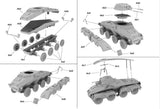 First To Fight 1/72 WWII SdKfz 232 8-Rad German Armored Car Kit