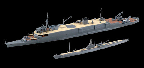 Aoshima Ship Models 1/700 1IJN Taigei Submarine Tender Ship (Waterline) (New Tool) Kit