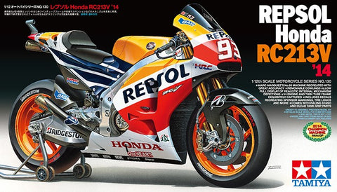 Tamiya Model Cars 1/12 Repsol Honda RC213V'14 Motorcycle Kit