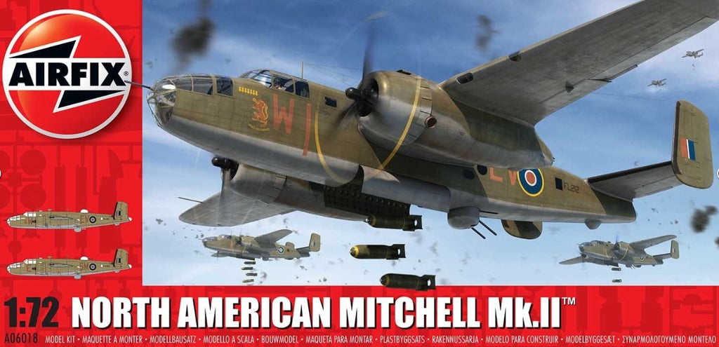 Airfix Aircraft 1/72 Mitchell Mk II Bomber Kit