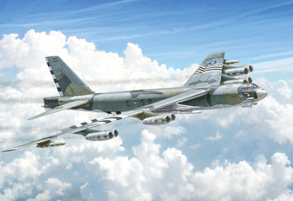 Italeri Aircraft 1/72 B52H Stratofortress Bomber Kit