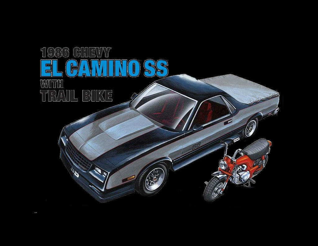 MPC Model Cars 1/25 1986 Chevy El Camino SS w/Dirt Bike Kit