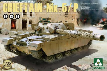 Takom 1/35 Chieftain Mk 5/P British Main Battle Tank (2 in 1) Kit