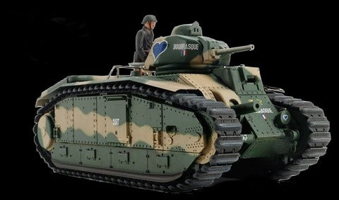 Tamiya Military 1/35 French B1bis Battle Tank w/Single Motor Kit