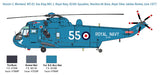 Italeri Aircraft 1/72 SH3 Sea King Apollo Recovery Helicopter 50th Moon Landing Kit