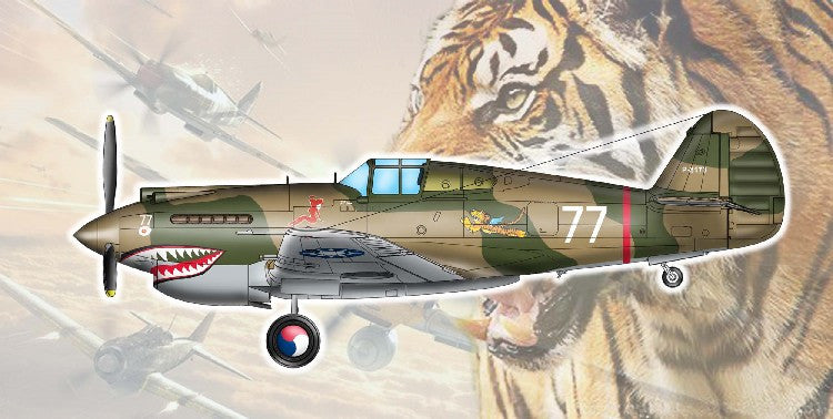 Trumpeter Aircraft 1/48 H81A2 (AVG) P40 Variant Aircraft Kit