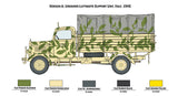 Italeri Military 1/35 Mercedes Benz L3000S German Cargo Truck Kit