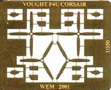 White Ensign Details 1/350 F4U Corsair Detail Set for 6 Aircrafts