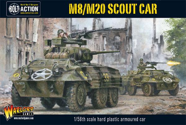 Warlord Games 28mm Bolt Action: WWII M8/M20 Greyhound US Scout Car Kit