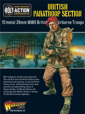 Warlord Games 28mm Bolt Action: WWII British Paratroopers (10) Metal Kit