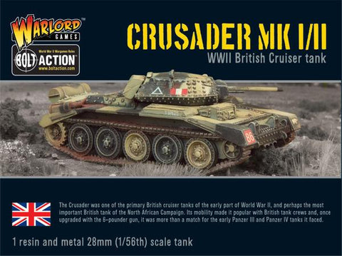 Warlord Games 28mm Bolt Action: WWII Crusader Mk I/II British Cruiser Tank Kit