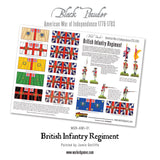 Warlord Games 28mm Black Powder: British Infantry Regiment 1776-1783 (30) (Plastic) Kit