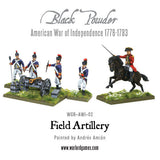 Warlord Games 28mm Black Powder: Field Artillery 1776-1783 (2 Mtd Figs, 2 Casualty Figs, 2 Cannons) (Plastic) Kit