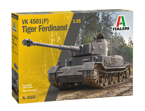 Italeri Military 1/35 VK4501(P) Tiger Ferdinand Heavy Tank Kit
