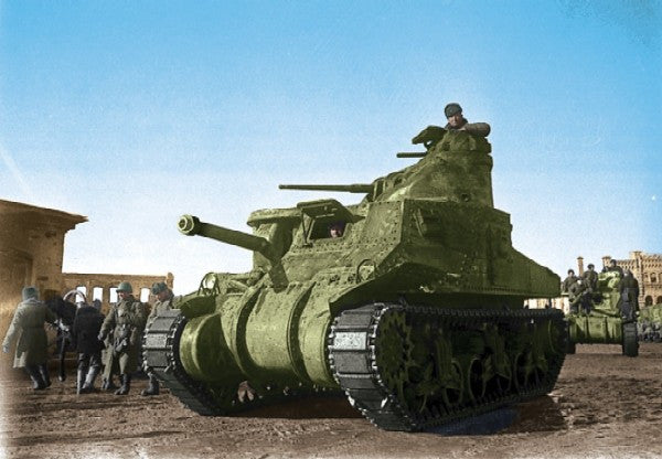 Zvezda Military 1/100 US M3 Lee Tank Snap Kit