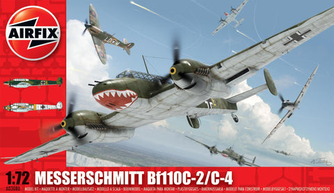 Airfix Aircraft 1/72 Bf110C2/C4 Fighter Kit