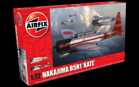 Airfix Aircraft 1/72 Nakajima B5N1 Kate Bomber Kit